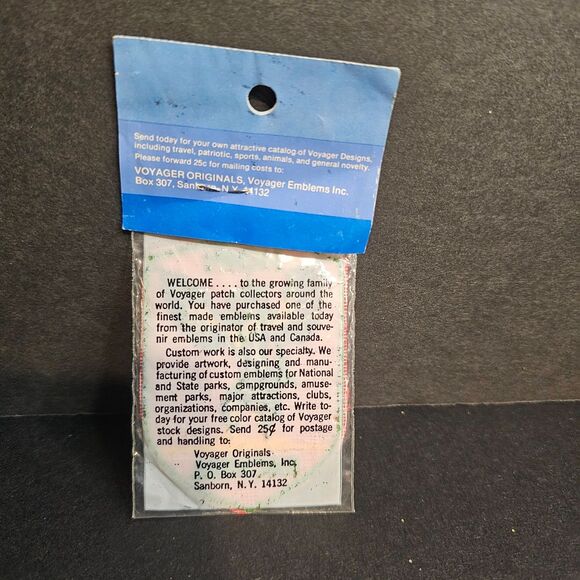 New 1970s Hopi Kachina Patch Embroidered Souvenir Native American Voyager Patch - Picture 2 of 3